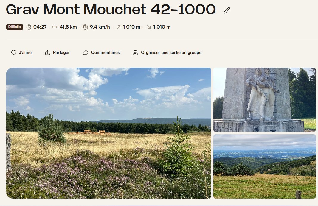 Grav Mont Mouchet - Randonnée VAE Auvergne